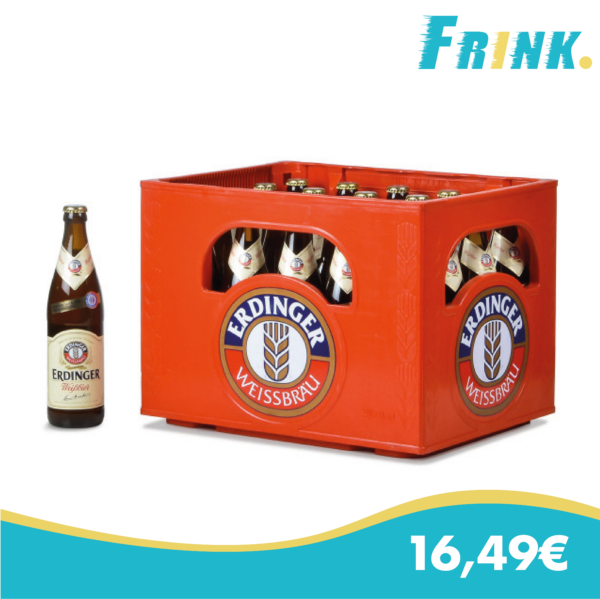 Erdinger Weißbier Glas - 20 x 0,5 l