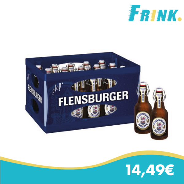 FLENSBURGER Pilsener Bier - 20 x 0,33 l